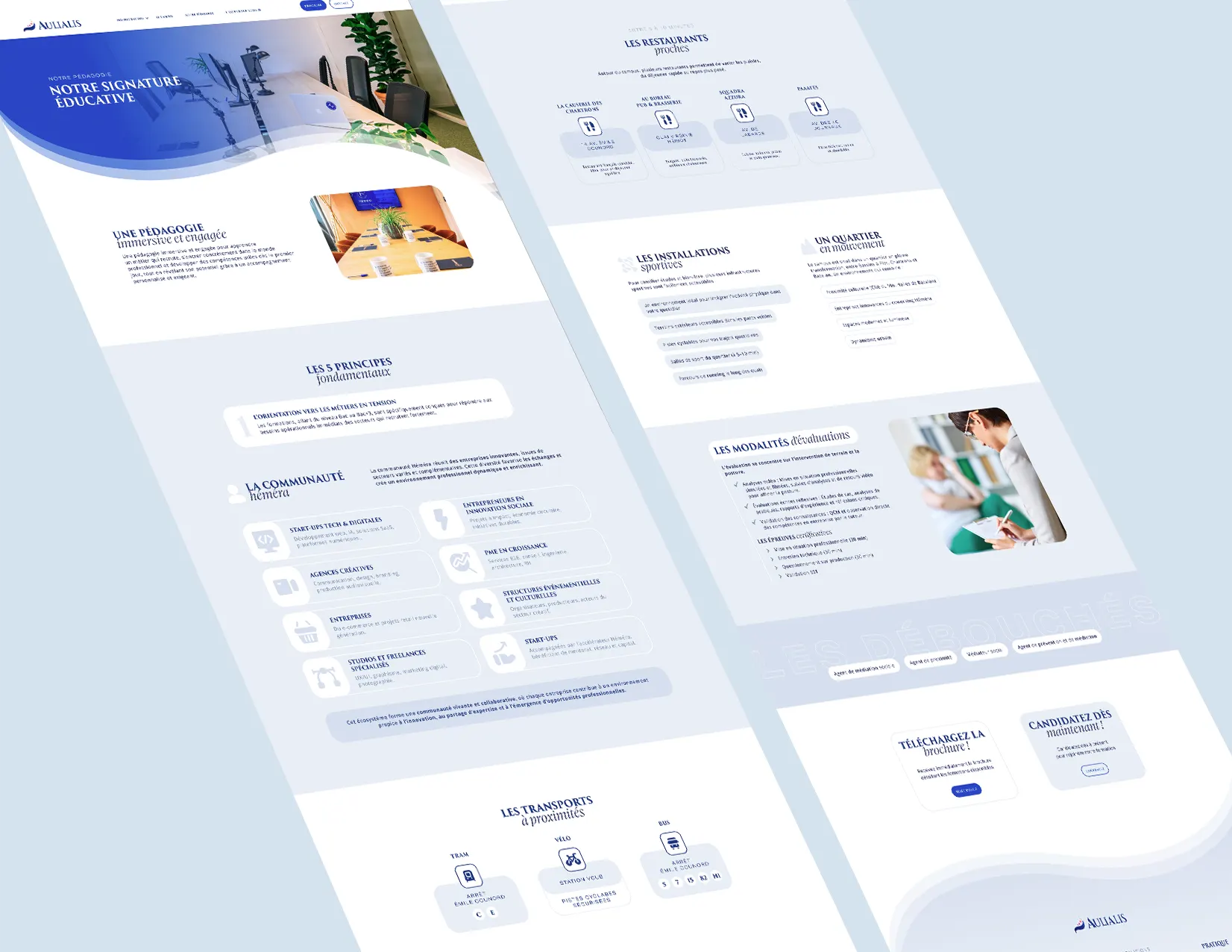 Web-design du site