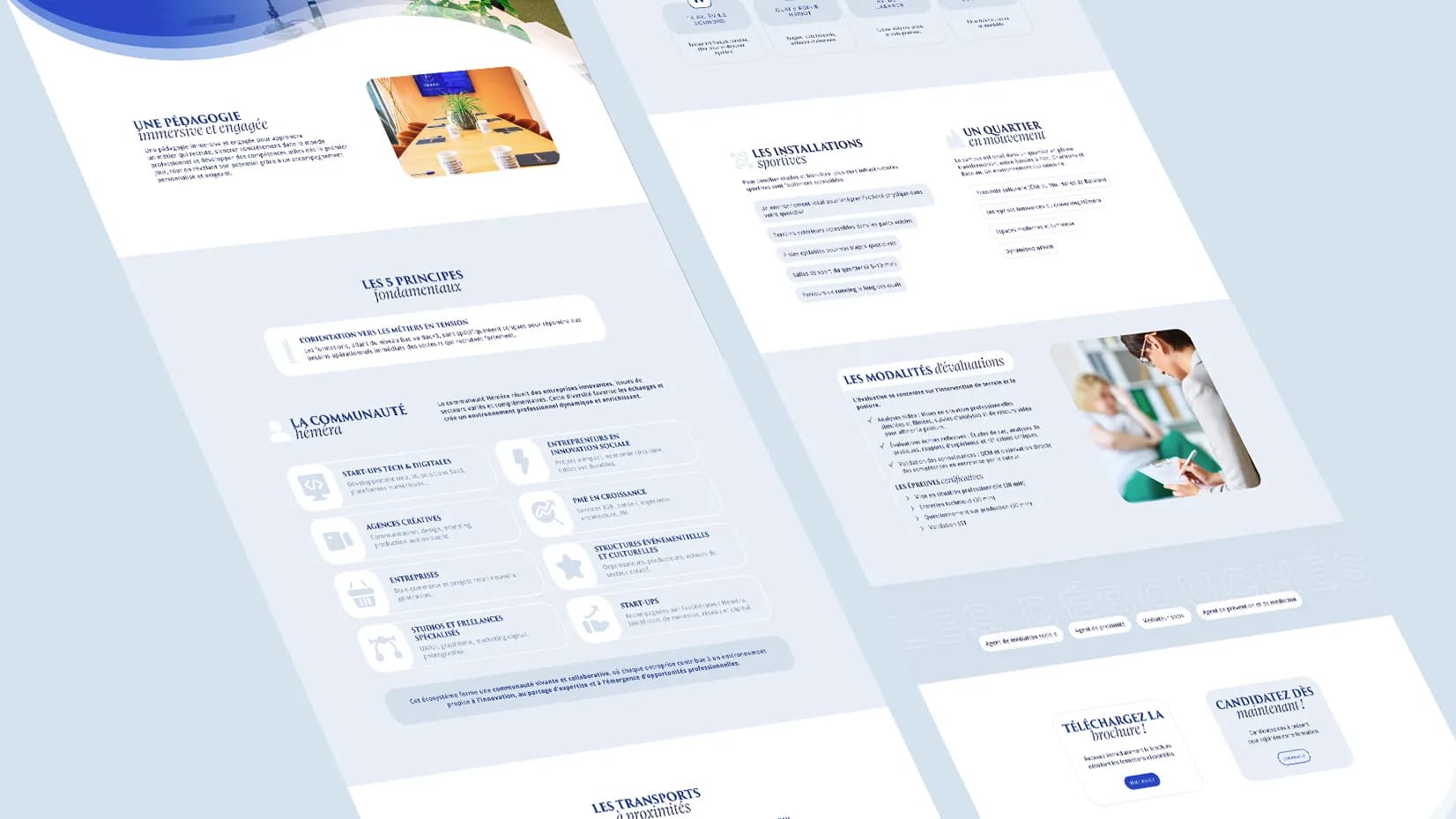 Web-design du site