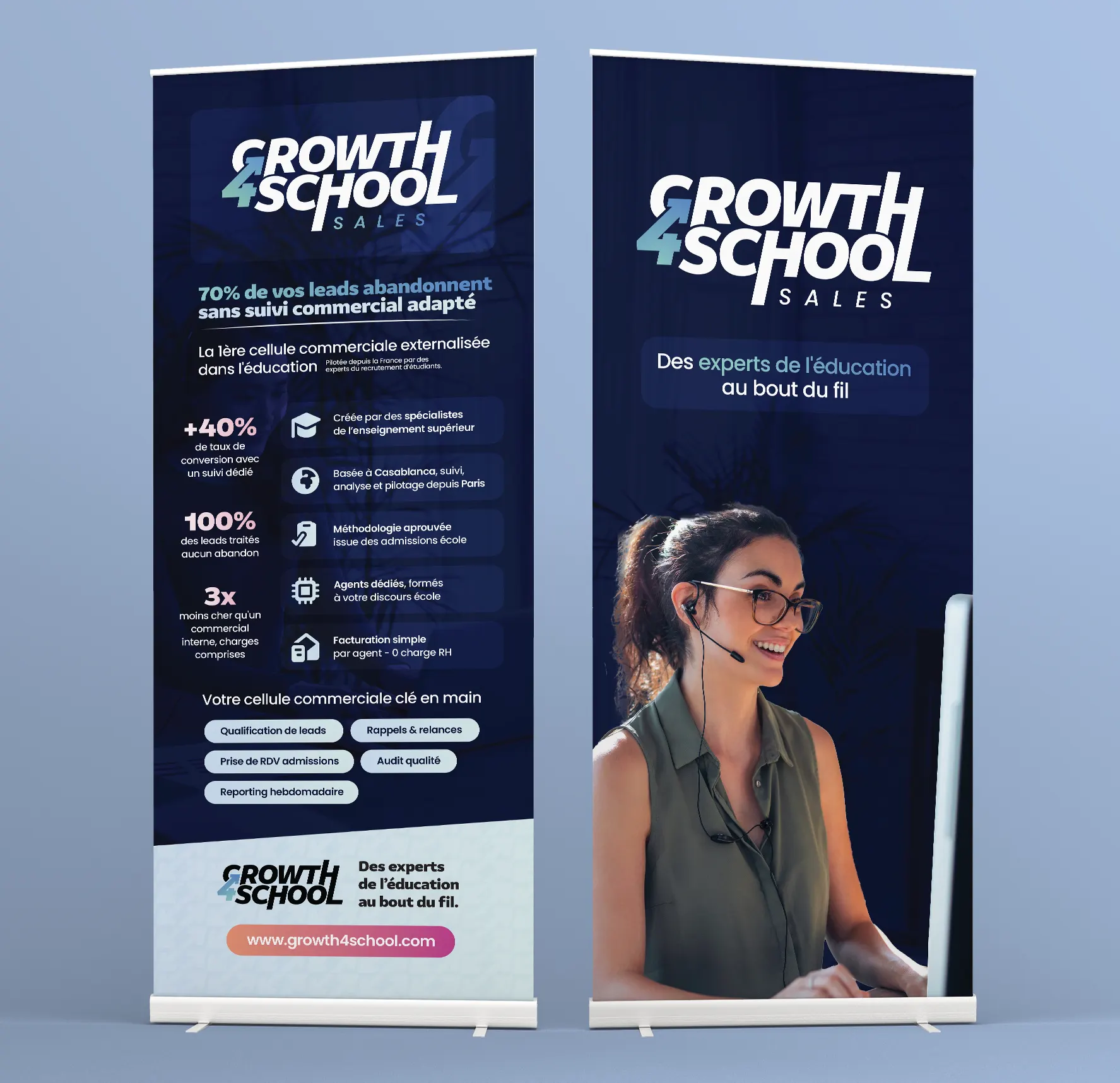 Kakémonos Growth4School Sales