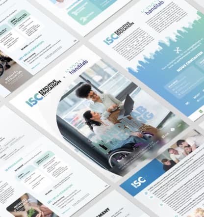 Brochures inclusives de l’ISC Paris