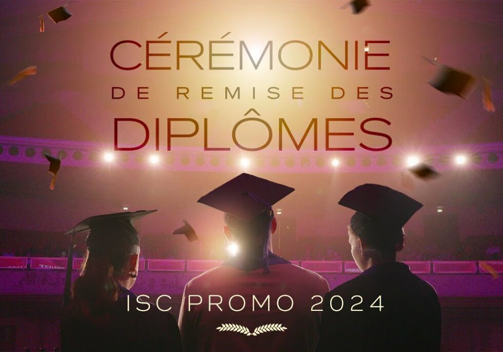 Miniature cérémonie des diplômes ISC Paris Ecole de Commerce