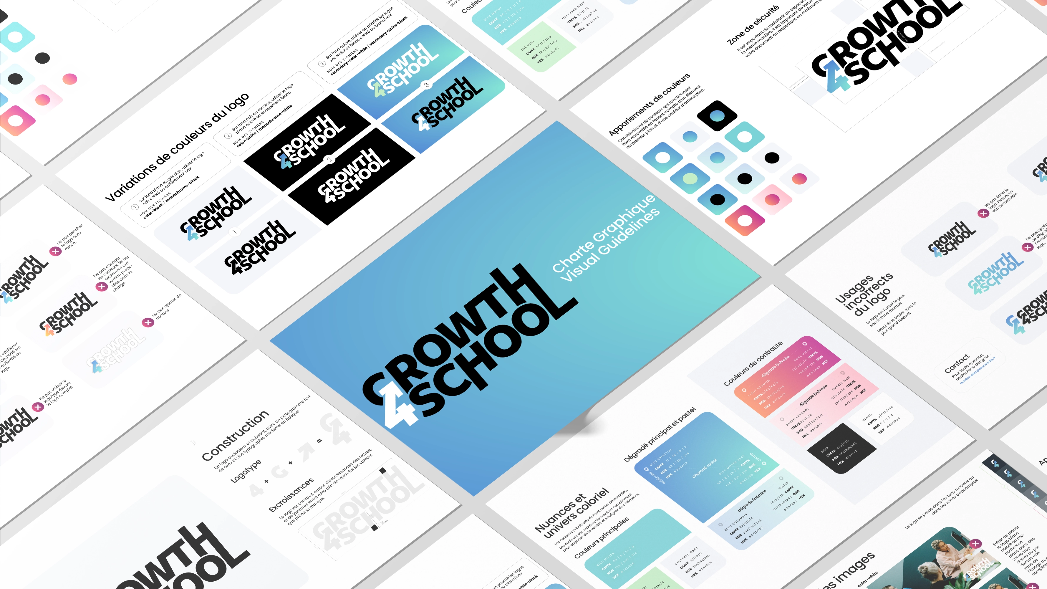 Charte graphique et logo pour Growth 4 School